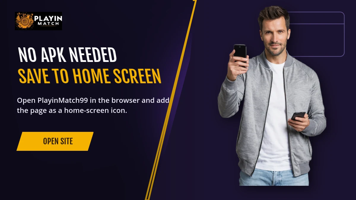 PlayinMatch99 app home screen shortcut
