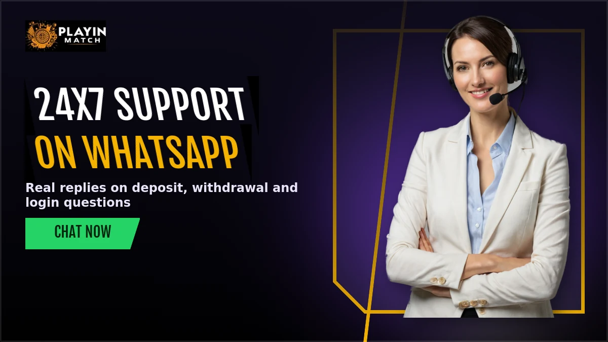 PlayinMatch99 24x7 WhatsApp support